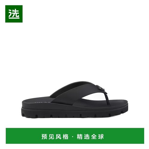 香港直邮Prada 徽标夹趾拖鞋 2Y31303LKK
