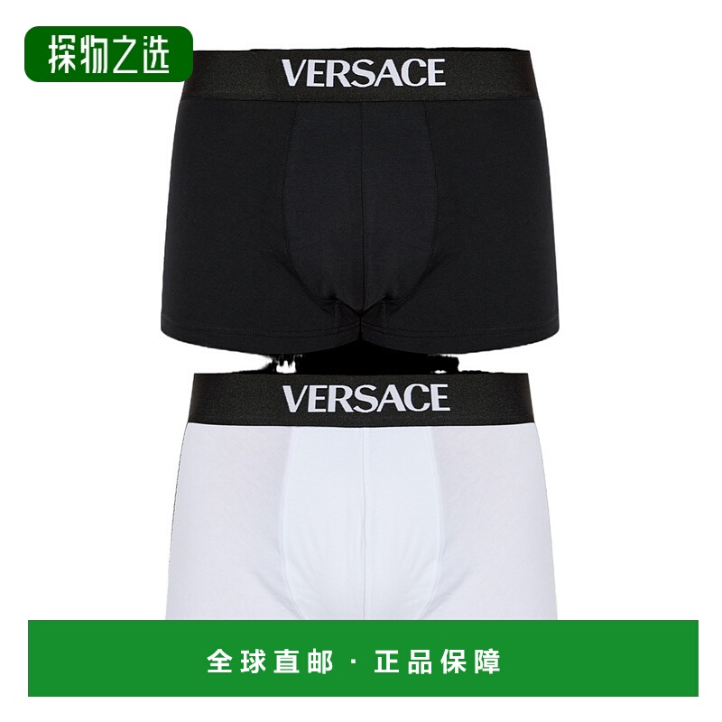 香港直邮Versace 松紧腰内裤两件装 10209851A14783