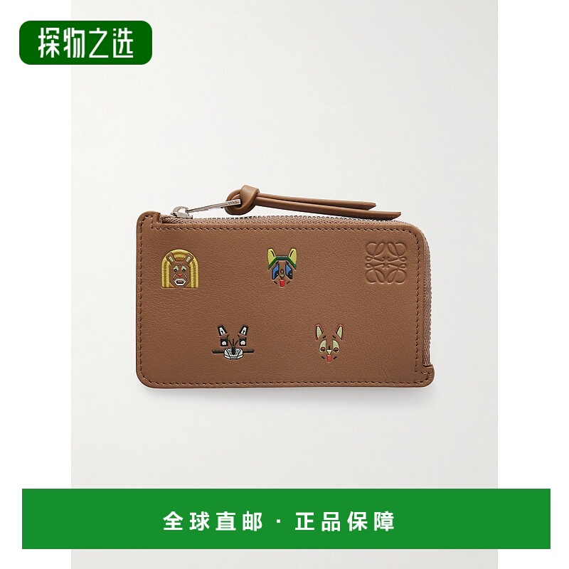 香港直邮LOEWE 罗意威 女士 + Louis Wain Cats 印花皮革卡套 C64