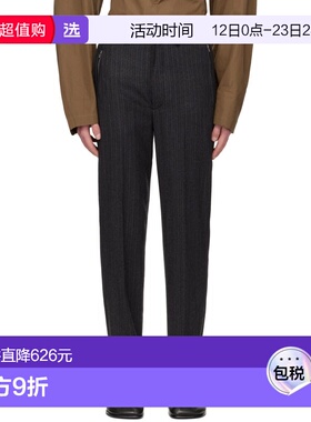 1h可退 香港直邮Hed Mayner 男士 灰色踩脚长裤 AW22P55 舒适时尚