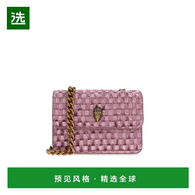 香港直邮KURT GEIGER 女士斜挎包 MICROKENSINGTON0PINKCOMBSYNTH