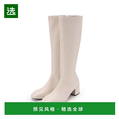 【日本直邮】ESPERANZA　女士秋冬长靴简约时尚百搭靴子粗中跟