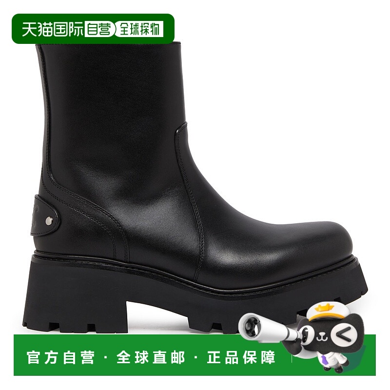 1h可退 香港直邮Celine 思琳 女士 Triomphe Rangers牛皮革拉链靴