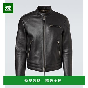 男士 1h可退 汤姆·福特 Ford 皮革骑士夹克皮衣 香港直邮Tom