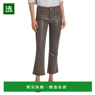 1h可退 【美国直邮】PAIGE女士牛仔裤高腰喇叭裤休闲时尚 潮流百
