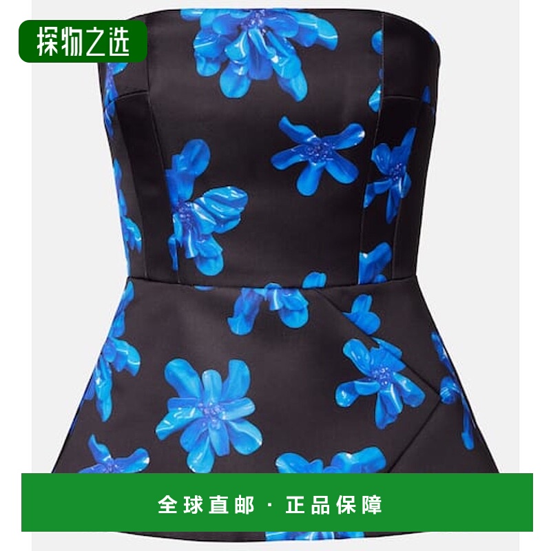 1h可退 香港直邮EMILIA WICKSTEAD 女士 'Regan' genzianella 花