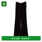 子 1h可退 14344BORDEAUX 女士 酒红色裤 香港直邮forte forte