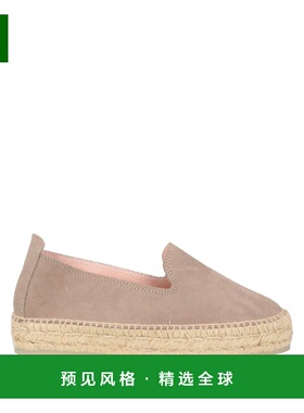 1h可退 香港直邮manebi 女士 帆布面凉鞋 brown棕色 舒适时尚