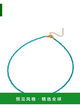 savvy cie jewels 蓝色绿松石石头脖子。 绿色 【美国奥莱】