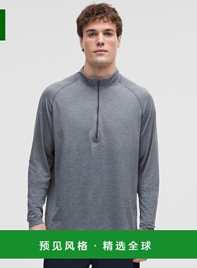 1h可退 欧洲直邮LULULEMON露露乐檬 Metal Vent Tech半拉链上衣