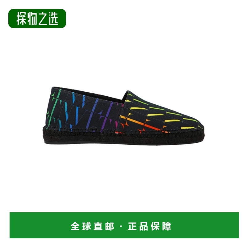 【99新未使用】香港直邮Valentino 黑色VLTN印花休闲运动鞋 VY2S0