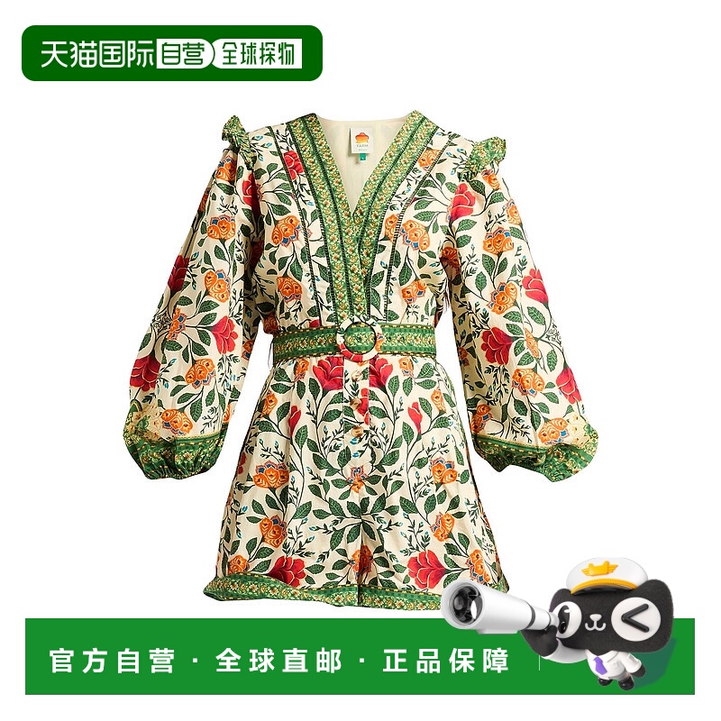 香港直邮FARM RIO 女士 连体衣 green绿色 舒适时尚
