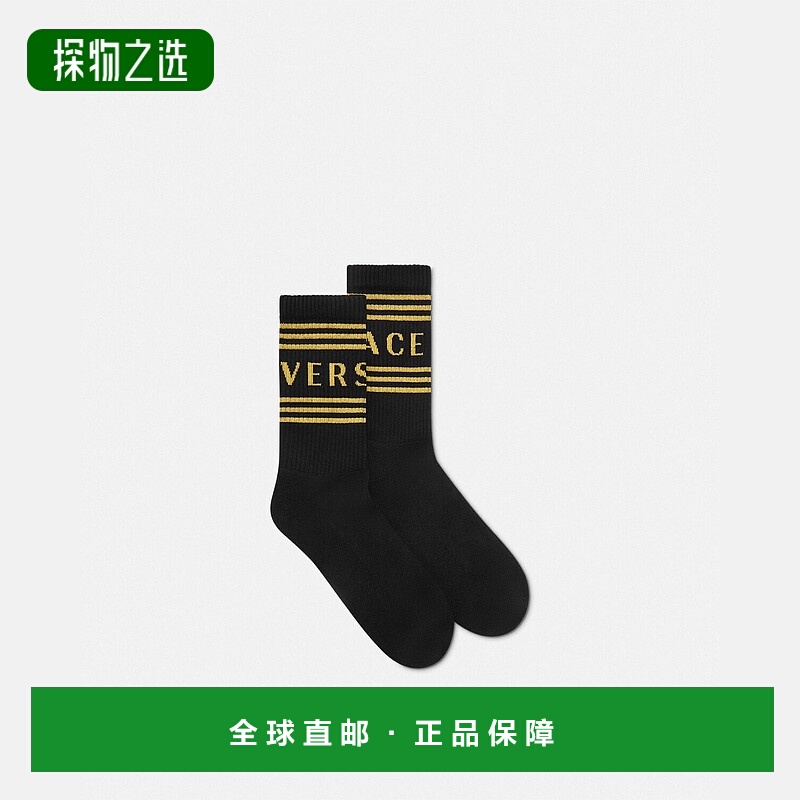 欧洲直邮VERSACE 范思哲 25秋冬 1008835-1A13107_2B130 男士 袜