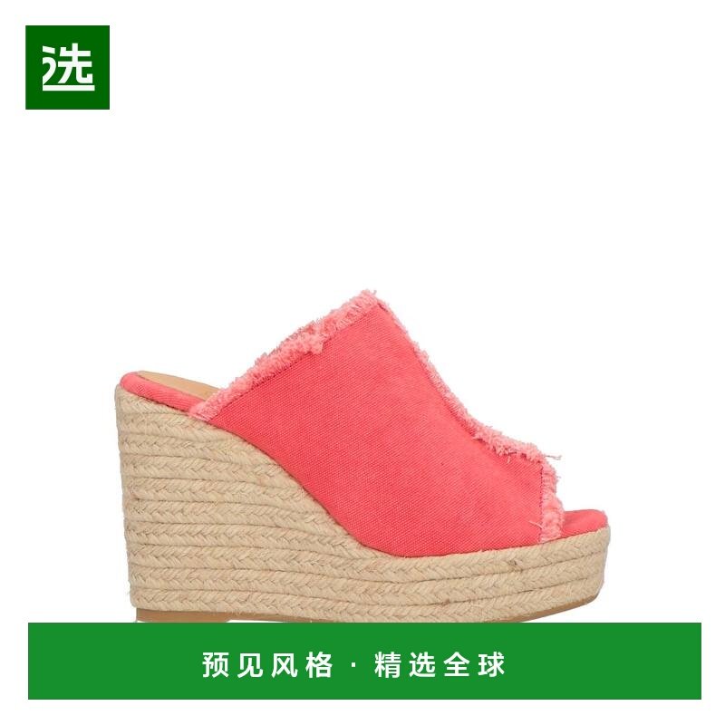 1h可退 香港直邮CastaÑer 女士 帆布面凉鞋 red红色 舒适时尚,女鞋,休闲凉鞋,淘宝优惠券,粉丝福利购,淘宝优惠卷