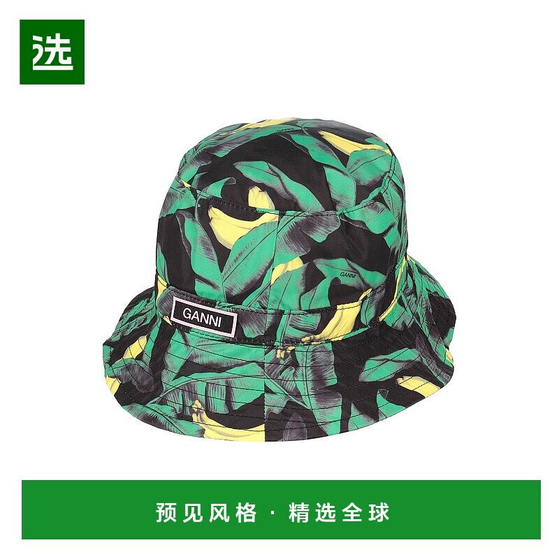 1h可退 香港直邮GANNI 甘尼 女士 帽子 green绿色 舒适时尚