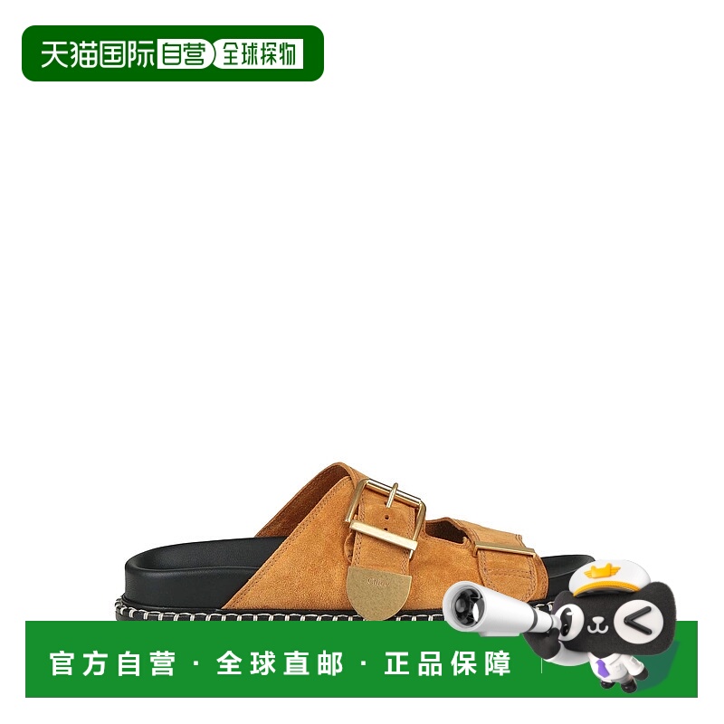 1h可退 香港直邮Chloe 蔻依 女士 凉鞋 brown棕色 舒适时尚