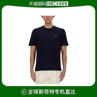 Cucinelli 香港直邮Brunello 徽标印花圆领T恤 M0B138440CK781