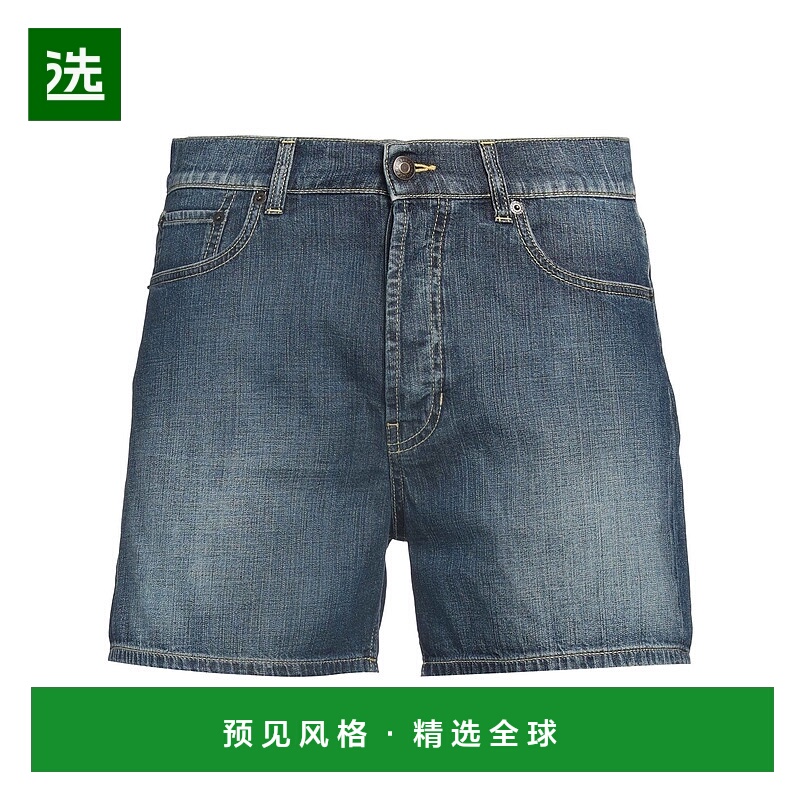 香港直邮mcqueen 亚历山大·麦昆 男士 牛仔短裤