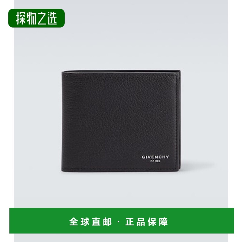 香港直邮Givenchy 纪梵希 男士 皮革二摺钱包 black黑色 舒适时尚