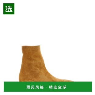 1h可退 香港直邮marsell 男士 粗跟踝靴 MM4750P024 beige米色 舒