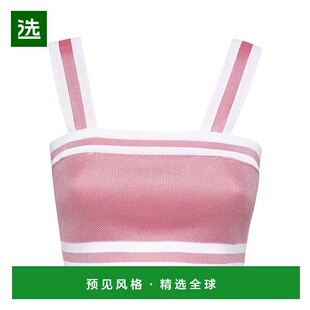 香港直邮Balmain 条纹吊带 AF2AA001KB41性感背心