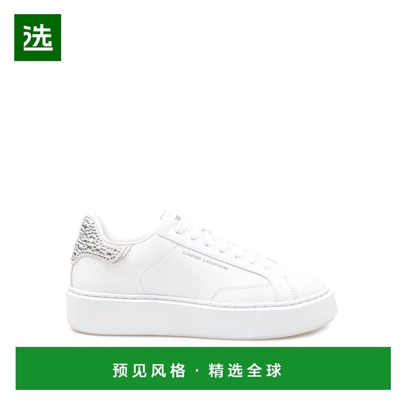 香港直邮CRIME LONDON 女士运动鞋 20801PP7B AW2025 白色 New Ex,运动鞋new,运动休闲鞋,淘宝优惠券,粉丝福利购,淘宝优惠卷
