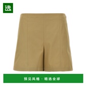 Cotton 香港直邮THEORY Short SS2025 绿色 女士短裤 P0204202FT2