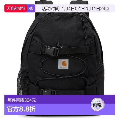 1h可退 香港直邮CARHARTT WIP 男士 黑色 Kickflip 双肩包 I03146