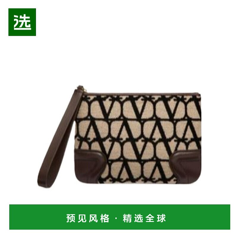 【99新未使用】香港直邮Valentino TOILE ICONOGRAPHE手拿包 WP0Y