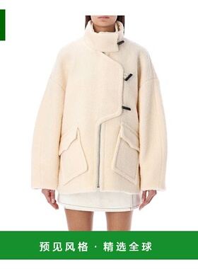 香港直邮Ganni 高领拉链休闲夹克 F7490时尚百搭舒适流行穿搭羊毛