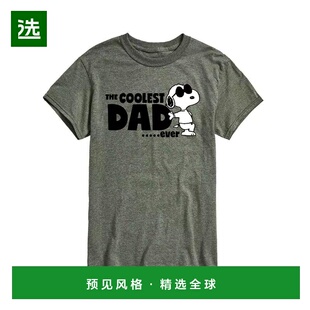 【美国直邮】AIRWAVES|Hybrid Apparel Peanuts Dad 男式短袖 T