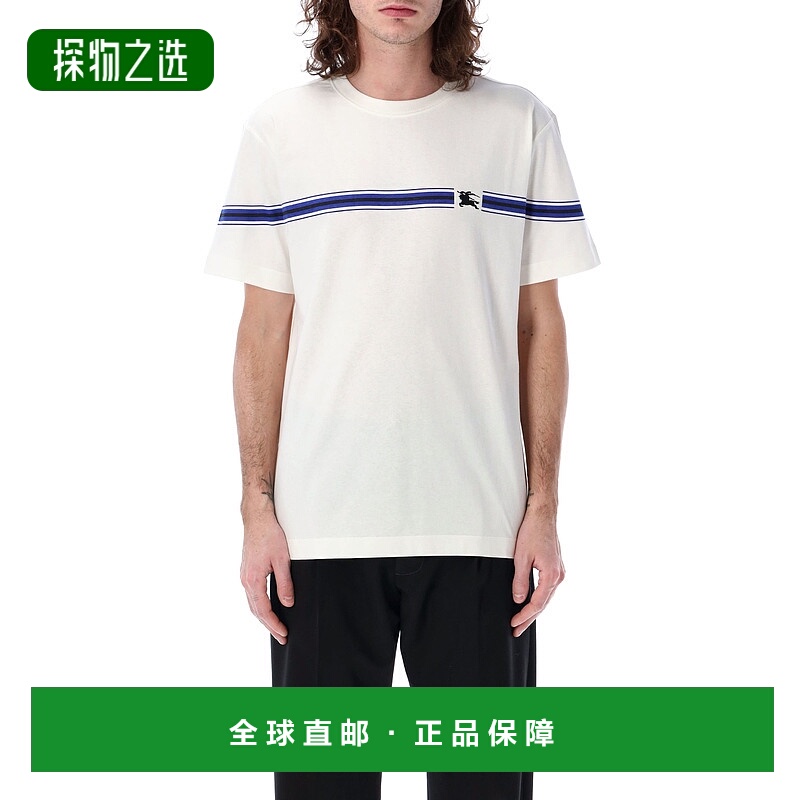 1h可退 香港直邮BURBERRY 男士T恤 8090436B7347 SS2025 白色 HS2