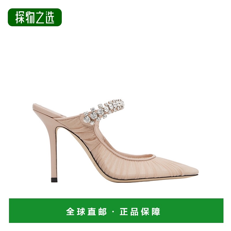 香港直邮Jimmy Choo Bing 100 穆勒鞋 BING100MACARON