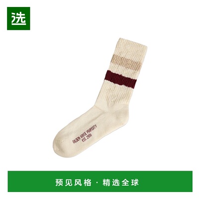 香港直邮Golden Goose Deluxe Brand 条纹袜子 GUP00883.P000488.