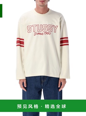 1h可退 香港直邮Stussy 斯图西 男士 Football 水手领长袖T恤 114