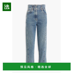 1h可退 香港直邮Iro 女士 Harold 高腰直筒牛仔裤 WM23HAROLDBLV1