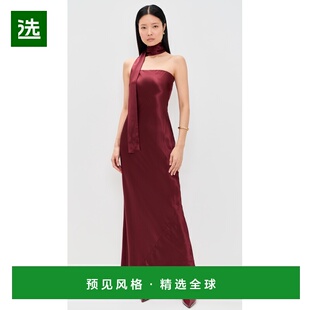 1h可退 香港直邮REFORMATION 女士 Oren 真丝连衣裙  舒适时尚