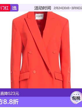 1h可退 香港直邮Iceberg 冰山 女士 西装外套 orange橙色 舒适时