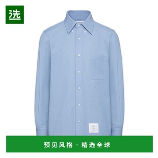 香港直邮Thom Browne 牛仔直筒长袖衬衫 MWL412AF0942