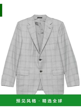 香港直邮BRIONI 男士夹克 RG0D0NPCA161600 AW2024 灰色 单排扣西