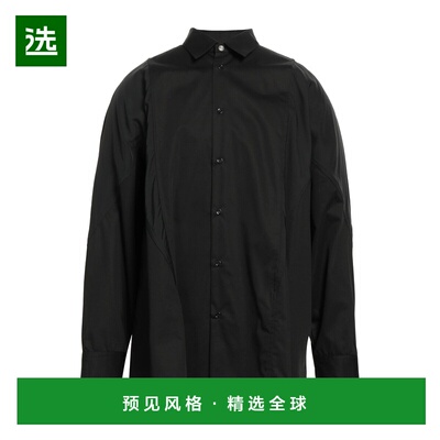 1h可退 香港直邮Oamc 男士 纯色衬衫 black黑色 舒适时尚