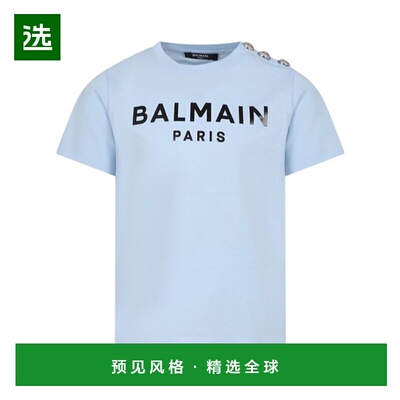 香港直邮Balmain 圆领短袖T恤 BU8P21Z1751
