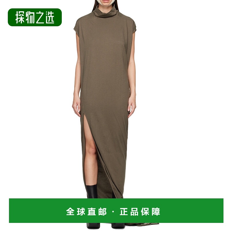 香港直邮Rick Owens Drkshdw 高领连衣裙 DS02D2518RN