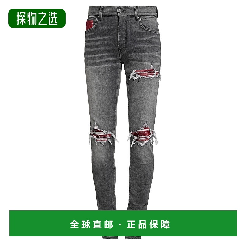 香港直邮AMIRI 男士 牛仔长裤 black黑色 舒适时尚