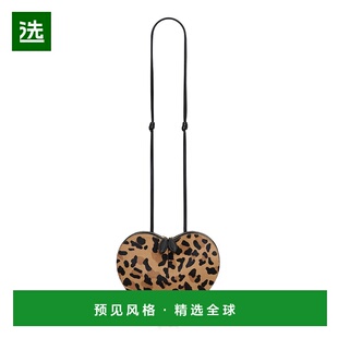 1h可退 香港直邮Alaïa 女士 Le Coeur 豹纹小马毛包包  舒适时尚