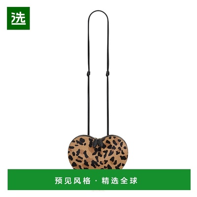 1h可退 香港直邮Alaïa 女士 Le Coeur 豹纹小马毛包包  舒适时尚
