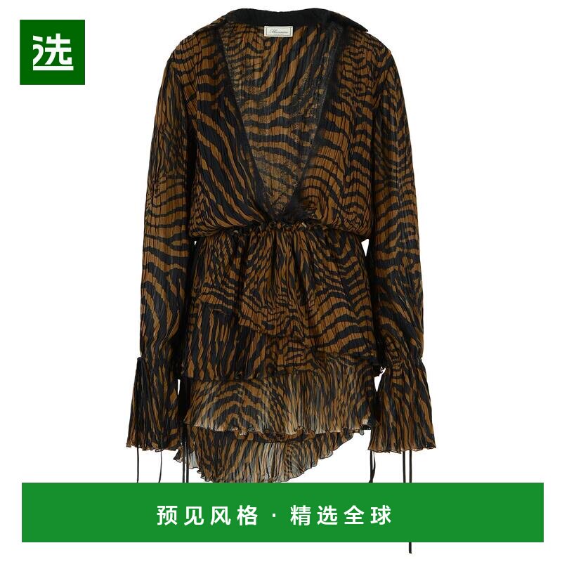 香港直邮BLUMARINE 女士外套 P622A802AM5179 SS2026 花色 蕾丝边