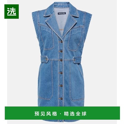 1h可退 香港直邮VERONICA BEARD 女士 Jax 牛仔布衬衫式连衣裙