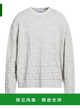 1h可退 香港直邮Iceberg 冰山 男士 毛衣 grey灰色 舒适时尚