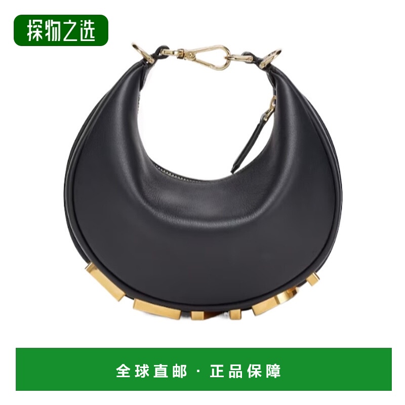 香港直邮Fendi Hobo迷你包 8BS081A5DY斜挎包单肩包手提包